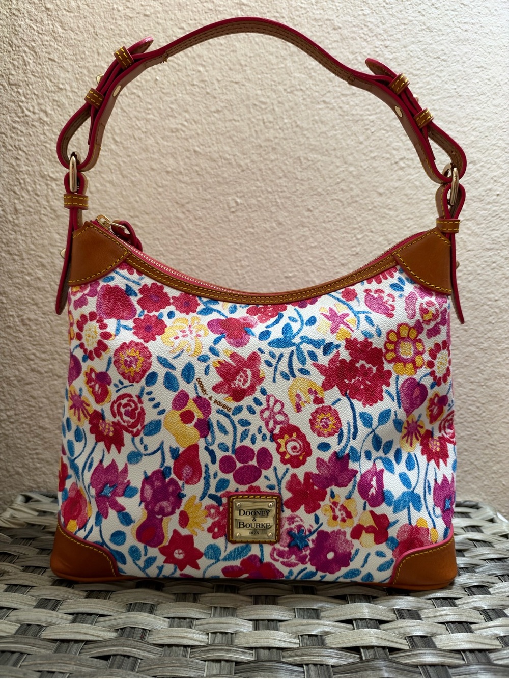 Dooney & Bourke Marabelle Floral Hobo Shoulder Bag